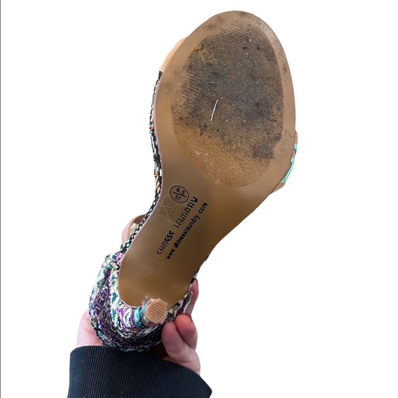 CHINESE LAUNDRY Open toe multicolor sandals Size 6.5 - Picture 6 of 8